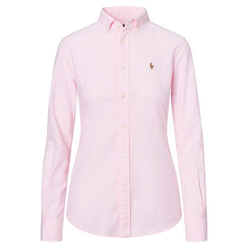 Polo Ralph Lauren Slim Fit Cotton Oxford Shirt Deco Pink