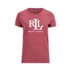 Ralph Lauren Studded-logo T-shirt Rich Cranberry/mas Cream