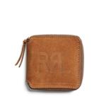 Ralph Lauren Roughout Leather Zip Wallet Light Java 002