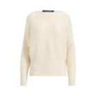 Ralph Lauren Stretch Cotton Dolman Sweater Natural Lp