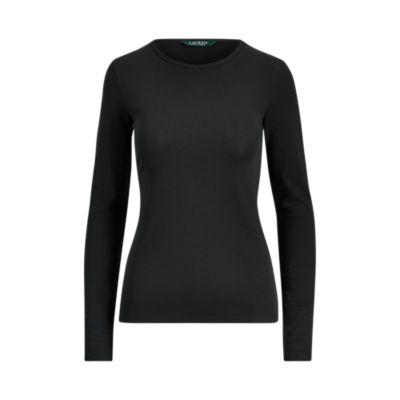 Ralph Lauren Stretch Long-sleeve T-shirt Polo Black