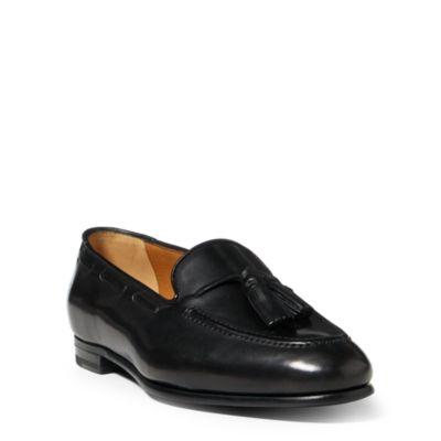 Ralph Lauren Quillis Calfskin Loafer Black