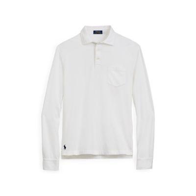 Ralph Lauren Hampton Cotton Jersey Shirt White