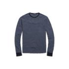Ralph Lauren Waffle-knit Cotton T-shirt Navy/blue Heather