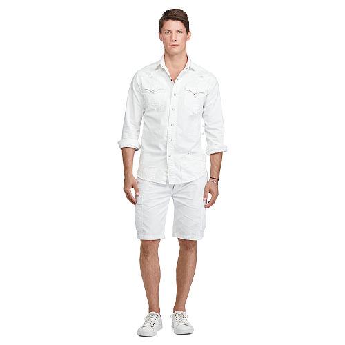 Polo Ralph Lauren Classic-fit Cotton Cargo Short White