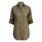 Ralph Lauren Linen Button-down Shirt Sage Moss