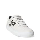 Ralph Lauren Savir Calfskin Sneaker White/black