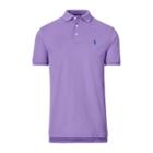 Ralph Lauren Custom Fit Piqu Polo Shirt Classic Lavender