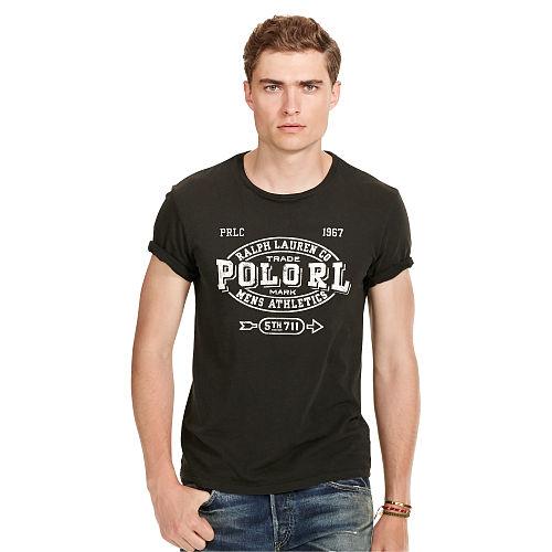 Polo Ralph Lauren Custom-fit Cotton T-shirt Polo Black