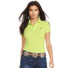 Polo Ralph Lauren Skinny-fit Polo Shirt Neon Yellow/blue