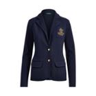 Ralph Lauren Bullion-crest Sweater Blazer Rl Navy Mp