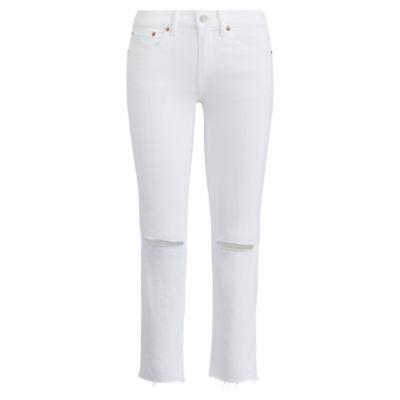 Ralph Lauren Slim Cropped Jean White