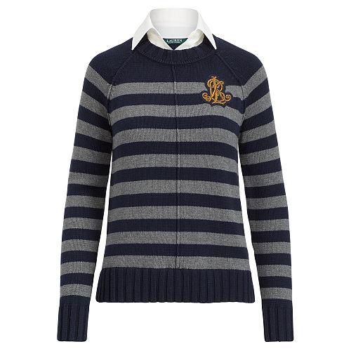 Ralph Lauren Lauren Layered Bullion-patch Sweater