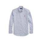 Ralph Lauren Classic Fit Plaid Twill Shirt Royal/white