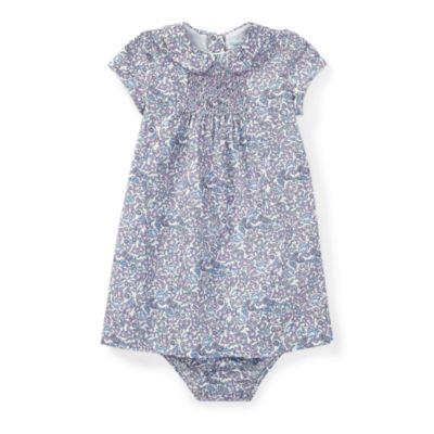 Ralph Lauren Floral Cotton Dress & Bloomer Lilac 18m