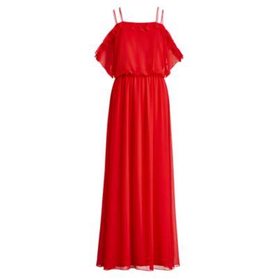 Ralph Lauren Cold-shoulder Maxidress Begonia Orange