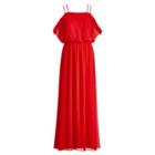 Ralph Lauren Cold-shoulder Maxidress Begonia Orange