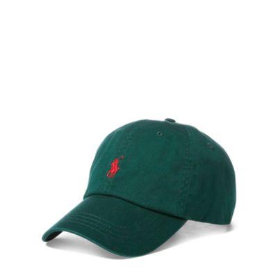 Ralph Lauren Cotton Chino Baseball Cap College Green