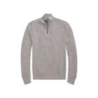 Ralph Lauren Piqu Merino-cashmere Sweater Classic Grey Heather