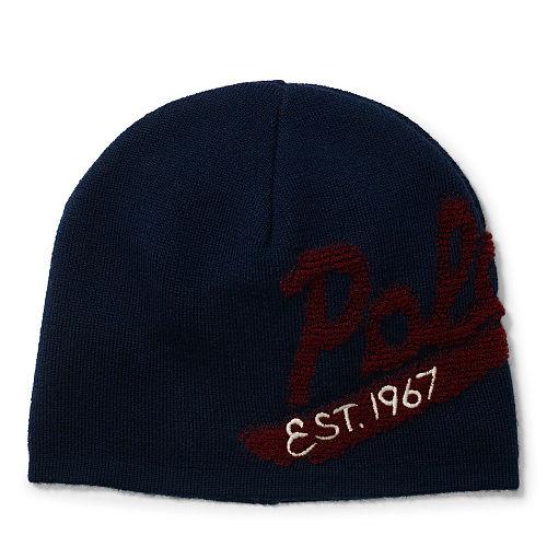 Polo Ralph Lauren Polo Wool Cap Navy/wine