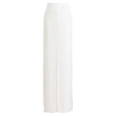 Ralph Lauren Juana Georgette Wide-leg Pant White