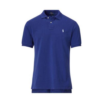 Ralph Lauren Classic Fit Mesh Polo Shirt Yale Blue 2x Big
