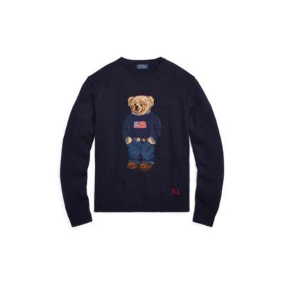 Ralph Lauren The Iconic Polo Bear Sweater Navy