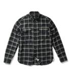 Ralph Lauren Rrl Plaid Cotton Twill Shirt Rl 875 Black Grey