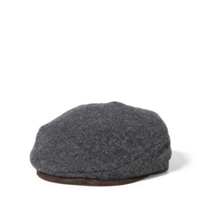 Ralph Lauren Wool-blend Driver's Cap Dk Granite Hthr
