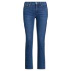 Ralph Lauren Premier Straight Ankle Jean Cdet Blue Sde Strpe Wsh 10p