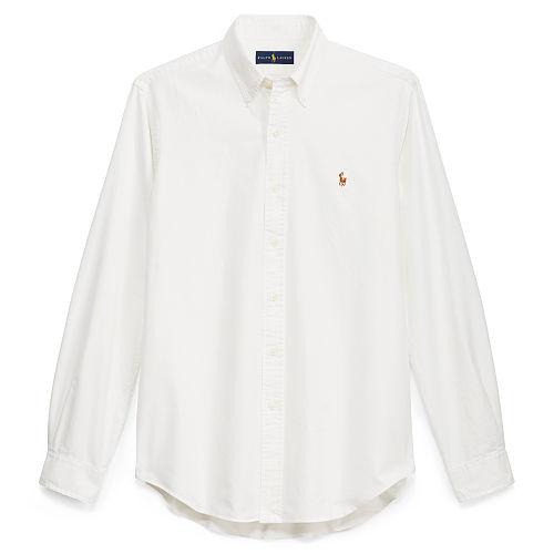 Polo Ralph Lauren Cotton Oxford Sport Shirt White