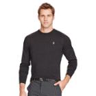 Ralph Lauren Polo Golf Pima Cotton Crewneck Sweater Onyx Heather