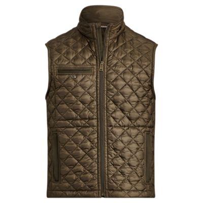 Ralph Lauren Rlx Packable Down Vest Dark Olivewood