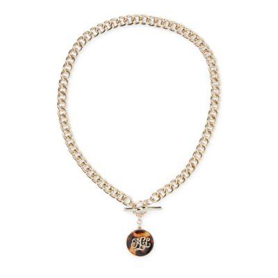 Ralph Lauren Gold Toggle Necklace Gold/tort