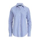 Ralph Lauren Striped Stretch Cotton Shirt Blue Multi