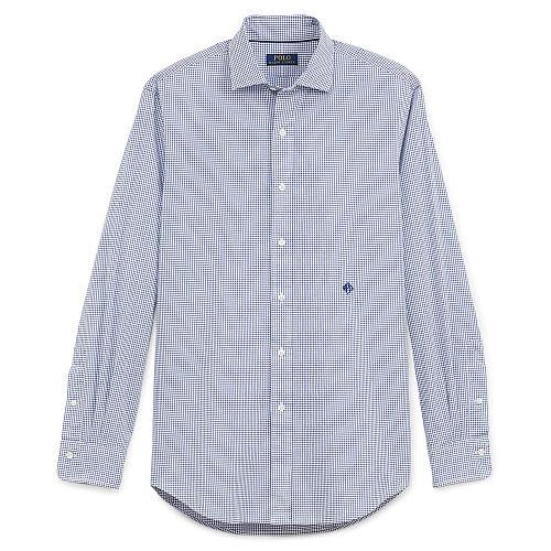 Polo Ralph Lauren Standard Fit Cotton Shirt Navy/white