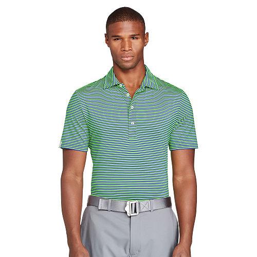 Ralph Lauren Rlx Golf Active-fit Performance Polo Blaze Lime/flag Royal