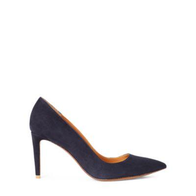 Ralph Lauren Armissa Kidsuede Pump Navy