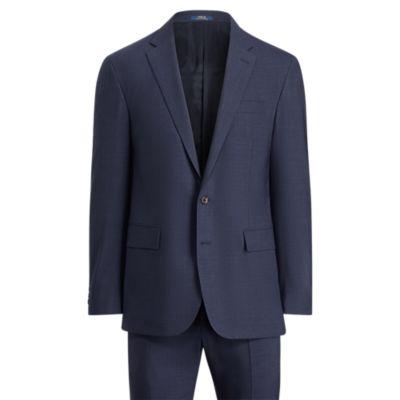 Ralph Lauren Polo Glen Plaid Suit Navy And Black