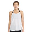 Polo Ralph Lauren Drapey Mesh T-back Tank Pure White