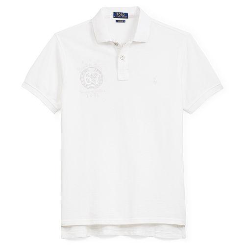Polo Ralph Lauren Custom Fit Souvenir Polo Shirt White