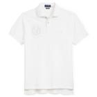 Polo Ralph Lauren Custom Fit Souvenir Polo Shirt White