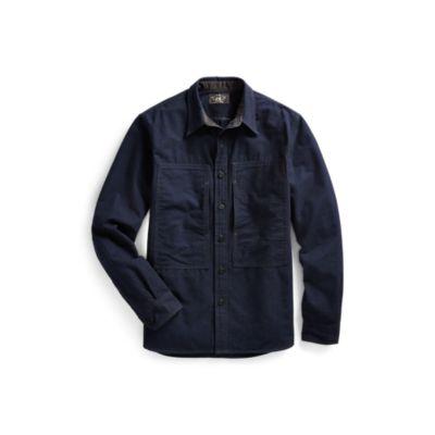 Ralph Lauren Indigo Chambray Shirt Rl 957 Dark Indigo