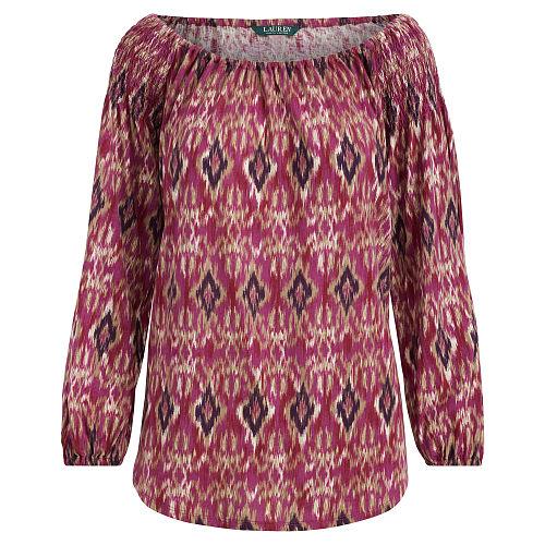 Ralph Lauren Lauren Jersey Off-the-shoulder Top