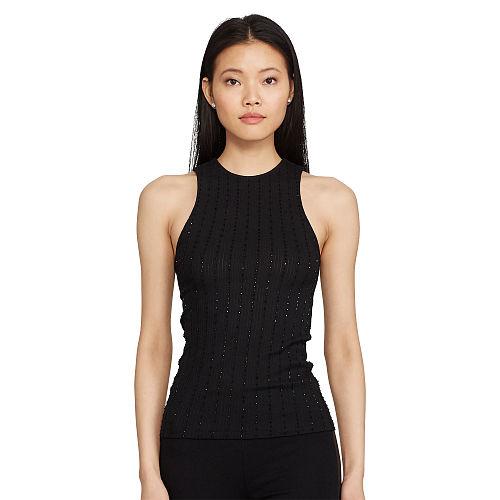 Polo Ralph Lauren Beaded Tank Polo Black