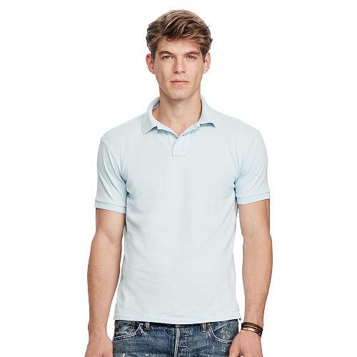 Polo Ralph Lauren Classic Weathered Mesh Polo Coastal Blue