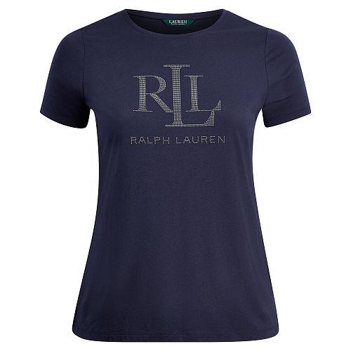 Ralph Lauren Lauren Woman Studded Jersey T-shirt