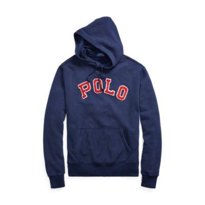 Ralph Lauren Cotton-blend-fleece Hoodie Cruise Navy