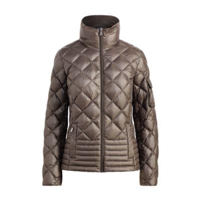 Ralph Lauren Quilted Down Jacket Concrete