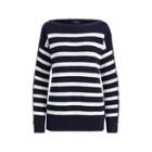 Ralph Lauren Button-trim Cotton Sweater Navy/mascarpone Cream